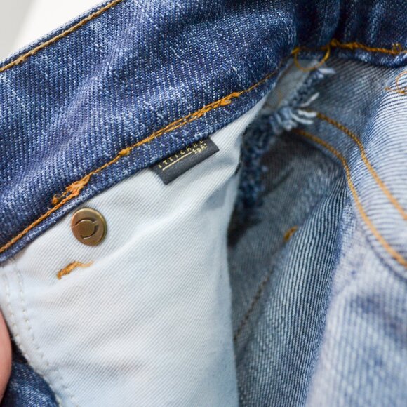 JUST CAVALLI Roberto Cavalli Y2K Straight Leg Blue Jeans - Picture 8 of 9